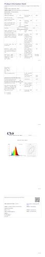Technisches Datenblatt für eine LED-Deckenleuchte von LQWELL