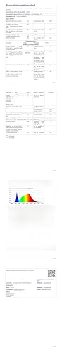 LQWELL LED Feuchtraumleuchte IP65 mit LED-Röhre, technische Spezifikationen