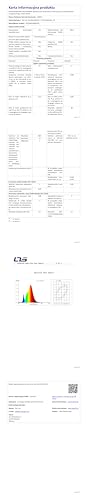 Technisches Datenblatt zur LQWELL® Deckenleuchte LED mit Tabellen und Daten