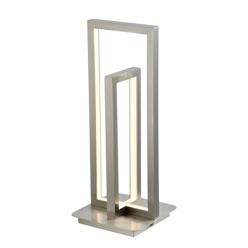 LQWELL® LED-Stehlampe mit rechteckigem Metallrahmen, warmweiße Lichtquelle