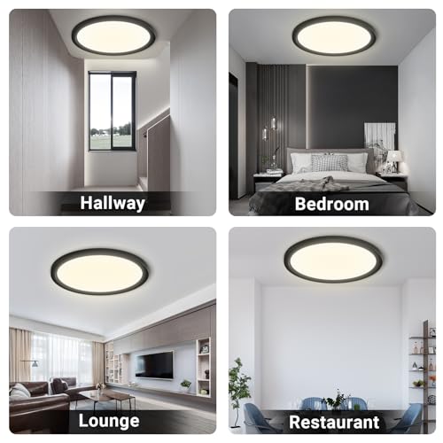 Runde LED-Deckenleuchte für verschiedene Räume: Flur, Schlafzimmer, Lounge, Restaurant