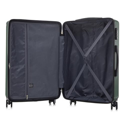 Trolley-Reisekoffer, geöffnete Hartschale mit Innenfächern und Trennband