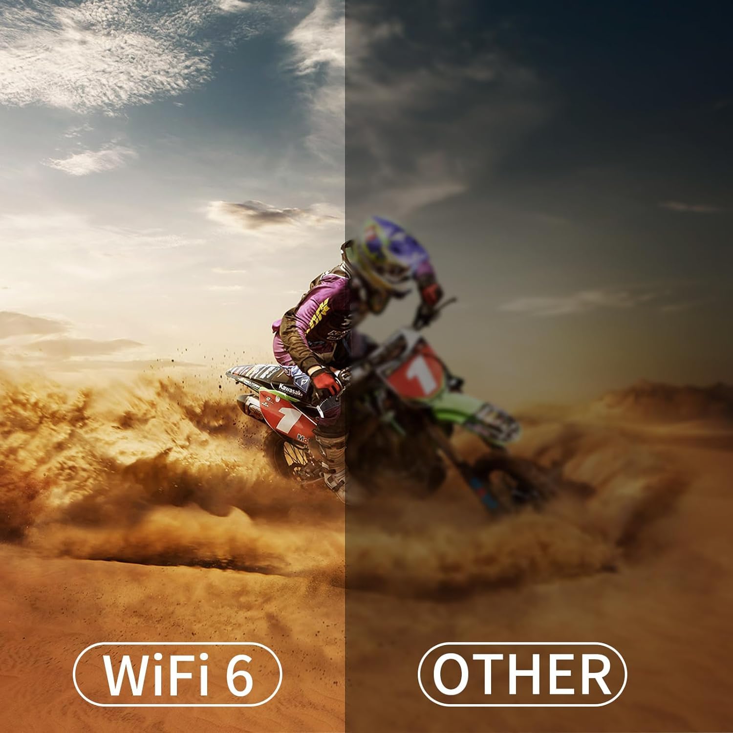 WiFi-6-Funktion mit Anzeige „OTHER“ zur Darstellung besserer Netzwerkleistung
